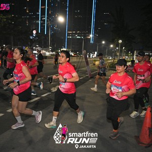 Race photo from SMARTFREN RUN 2026