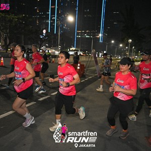 Race photo from SMARTFREN RUN 2026
