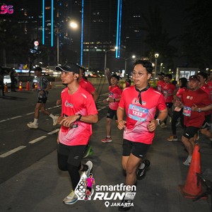 Race photo from SMARTFREN RUN 2026