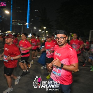 Race photo from SMARTFREN RUN 2026