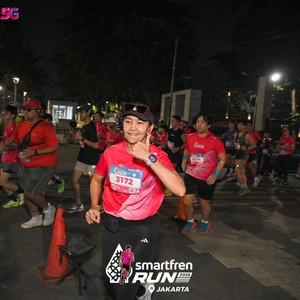 Race photo from SMARTFREN RUN 2026