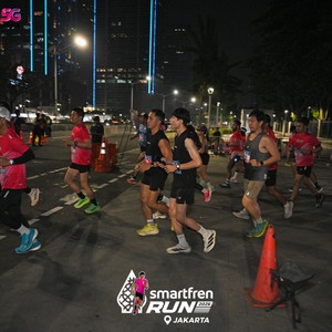 Race photo from SMARTFREN RUN 2026