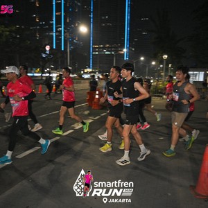 Race photo from SMARTFREN RUN 2026
