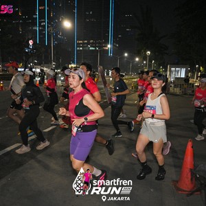 Race photo from SMARTFREN RUN 2026