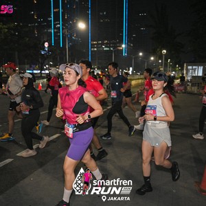 Race photo from SMARTFREN RUN 2026
