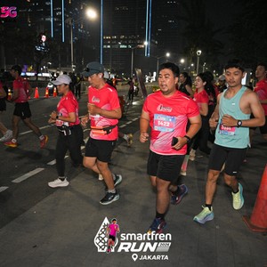 Race photo from SMARTFREN RUN 2026