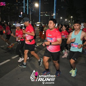 Race photo from SMARTFREN RUN 2026