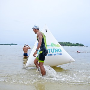 Race photo from Belitung Multisport Festival