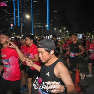 Race photo from SMARTFREN RUN 2026