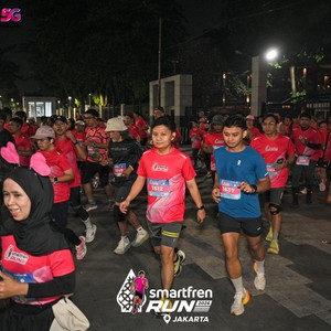 Race photo from SMARTFREN RUN 2026