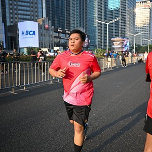 Race photo from SMARTFREN RUN 2026