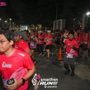 Race photo from SMARTFREN RUN 2026