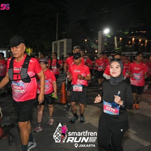 Race photo from SMARTFREN RUN 2026