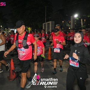 Race photo from SMARTFREN RUN 2026