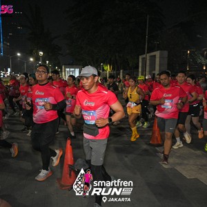 Race photo from SMARTFREN RUN 2026