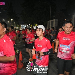 Race photo from SMARTFREN RUN 2026