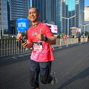 Race photo from SMARTFREN RUN 2026