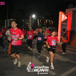 Race photo from SMARTFREN RUN 2026
