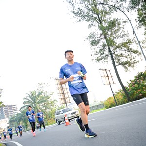 Race photo from BOGORUN 2026