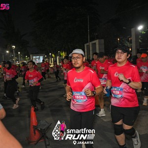 Race photo from SMARTFREN RUN 2026