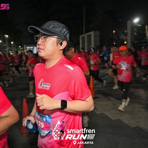 Race photo from SMARTFREN RUN 2026