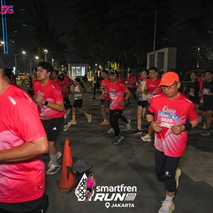Race photo from SMARTFREN RUN 2026