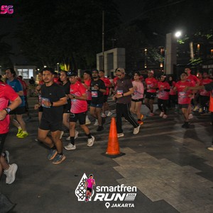 Race photo from SMARTFREN RUN 2026