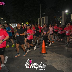 Race photo from SMARTFREN RUN 2026