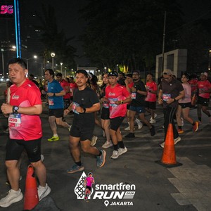 Race photo from SMARTFREN RUN 2026