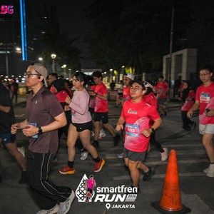 Race photo from SMARTFREN RUN 2026