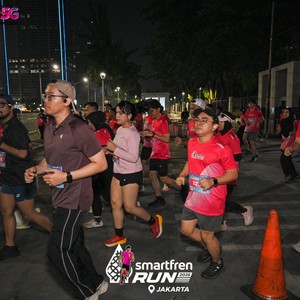 Race photo from SMARTFREN RUN 2026