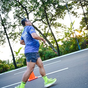 Race photo from BOGORUN 2026