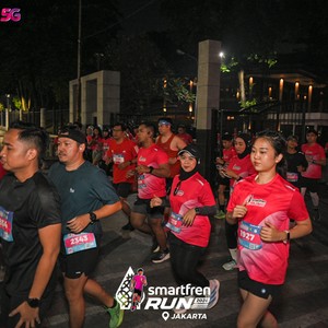 Race photo from SMARTFREN RUN 2026