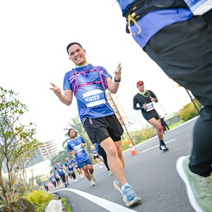 Race photo from BOGORUN 2026