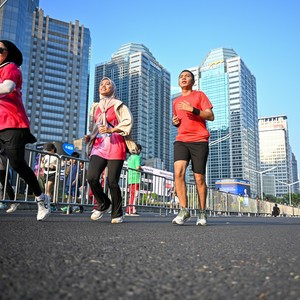 Race photo from SMARTFREN RUN 2026