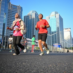 Race photo from SMARTFREN RUN 2026