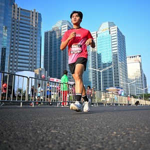 Race photo from SMARTFREN RUN 2026