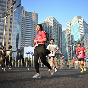 Race photo from SMARTFREN RUN 2026