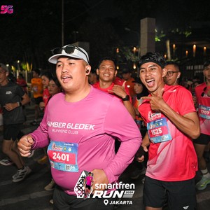 Race photo from SMARTFREN RUN 2026