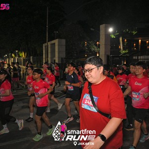 Race photo from SMARTFREN RUN 2026