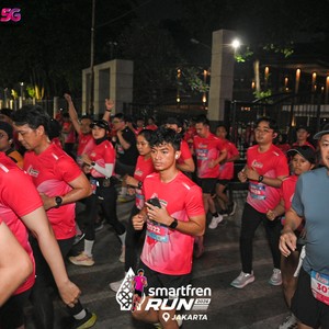 Race photo from SMARTFREN RUN 2026