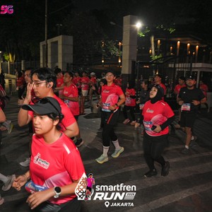 Race photo from SMARTFREN RUN 2026
