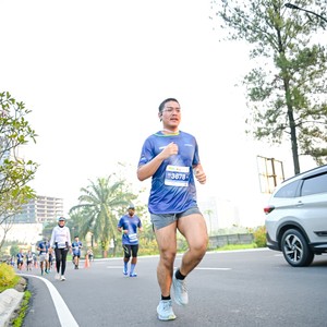 Race photo from BOGORUN 2026