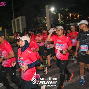 Race photo from SMARTFREN RUN 2026