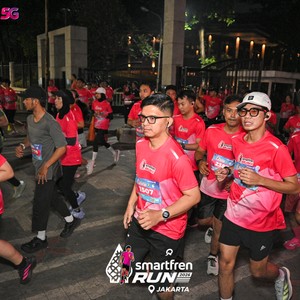 Race photo from SMARTFREN RUN 2026