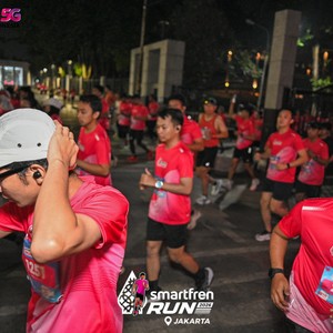 Race photo from SMARTFREN RUN 2026