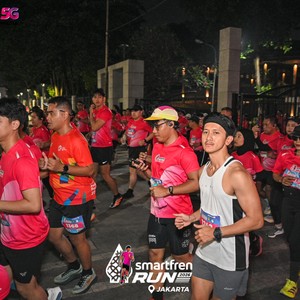 Race photo from SMARTFREN RUN 2026