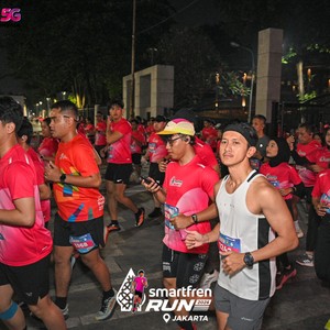 Race photo from SMARTFREN RUN 2026