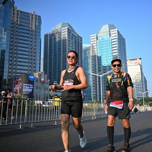 Race photo from SMARTFREN RUN 2026