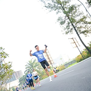 Race photo from BOGORUN 2026